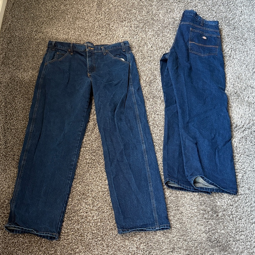 Dickies LOT of jeans (2) 36x32 NWOT